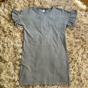 Old Navy woman’s heather grey t-shirt dress XS